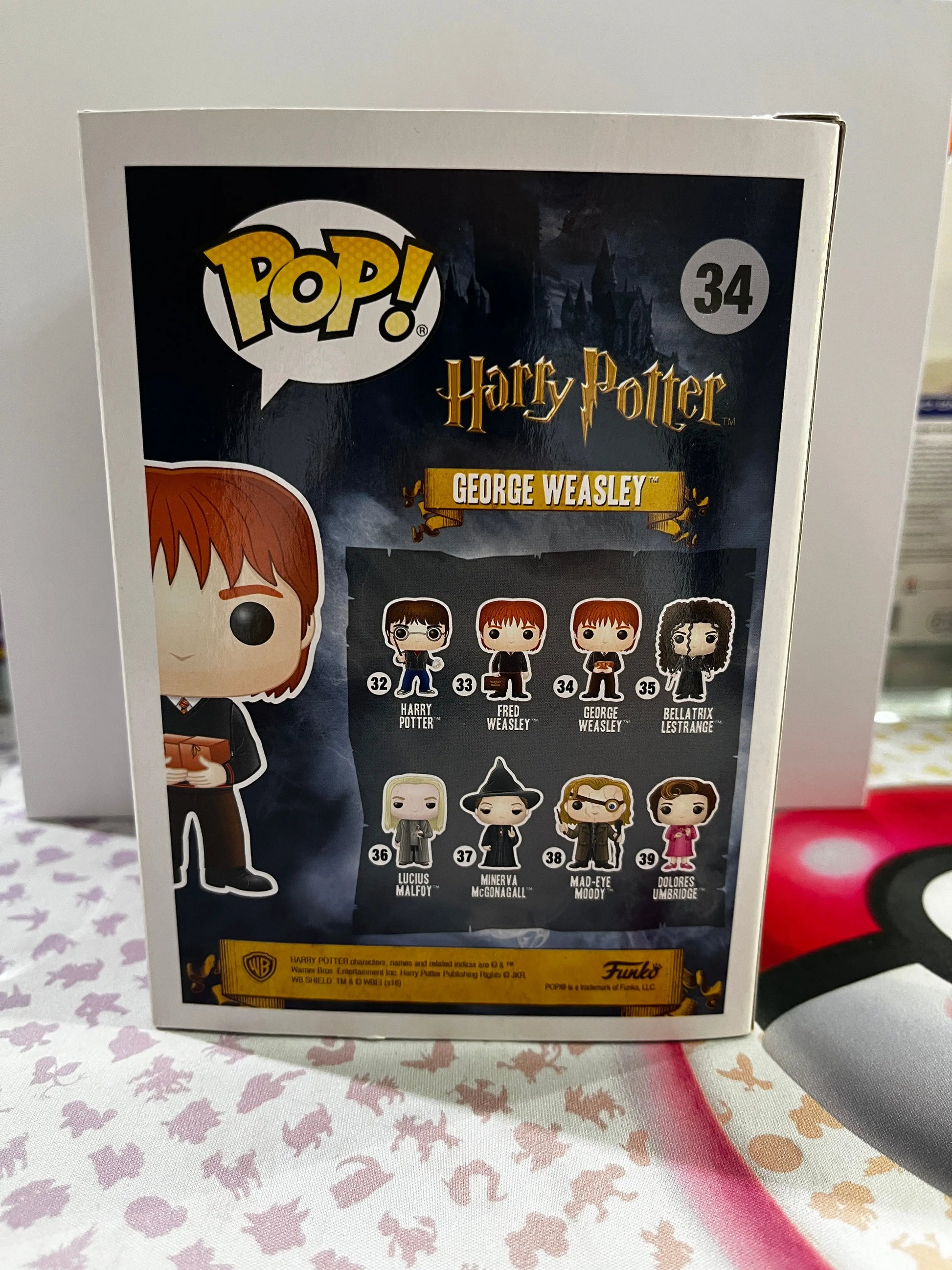 Funko Pop Vinyl Harry Potter George Weasley #34 FRENLY BRICKS - Open 7 Days