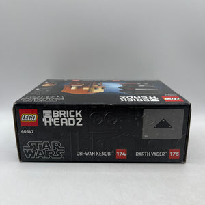 LEGO BRICKHEADZ: Obi-Wan Kenobi & Darth Vader (40547) FRENLY BRICKS - Open 7 Days