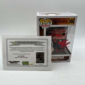 Funko POP! Television Preacher Arseface #366 - Autographed With COA *See Images* FRENLY BRICKS - Open 7 Days