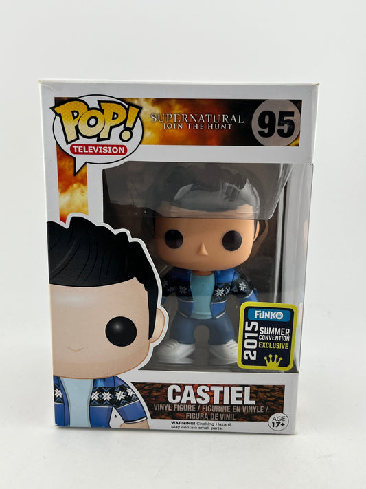 Funko POP! Television Supernatural - Castiel #95 - 2015 Summer Convention Exclusive FRENLY BRICKS - Open 7 Days