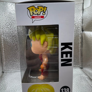 Funko Pop! Games Street Fighter Ken #138 Vinyl Figure FRENLY BRICKS - Open 7 Days