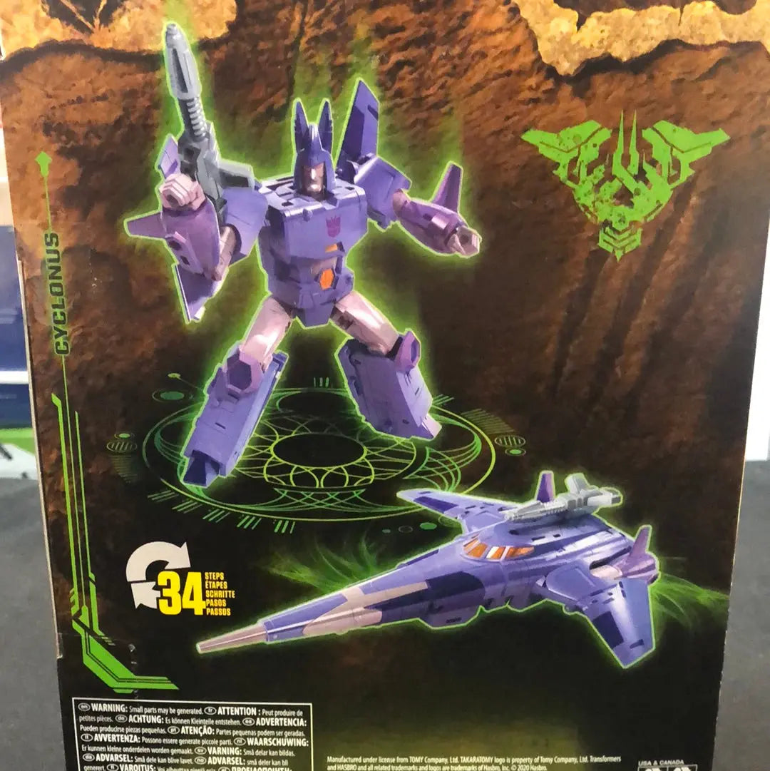 Transformers: War for Cybertron: Kingdom - Cyclonus Voyager Class 7” Figure FRENLY BRICKS - Open 7 Days