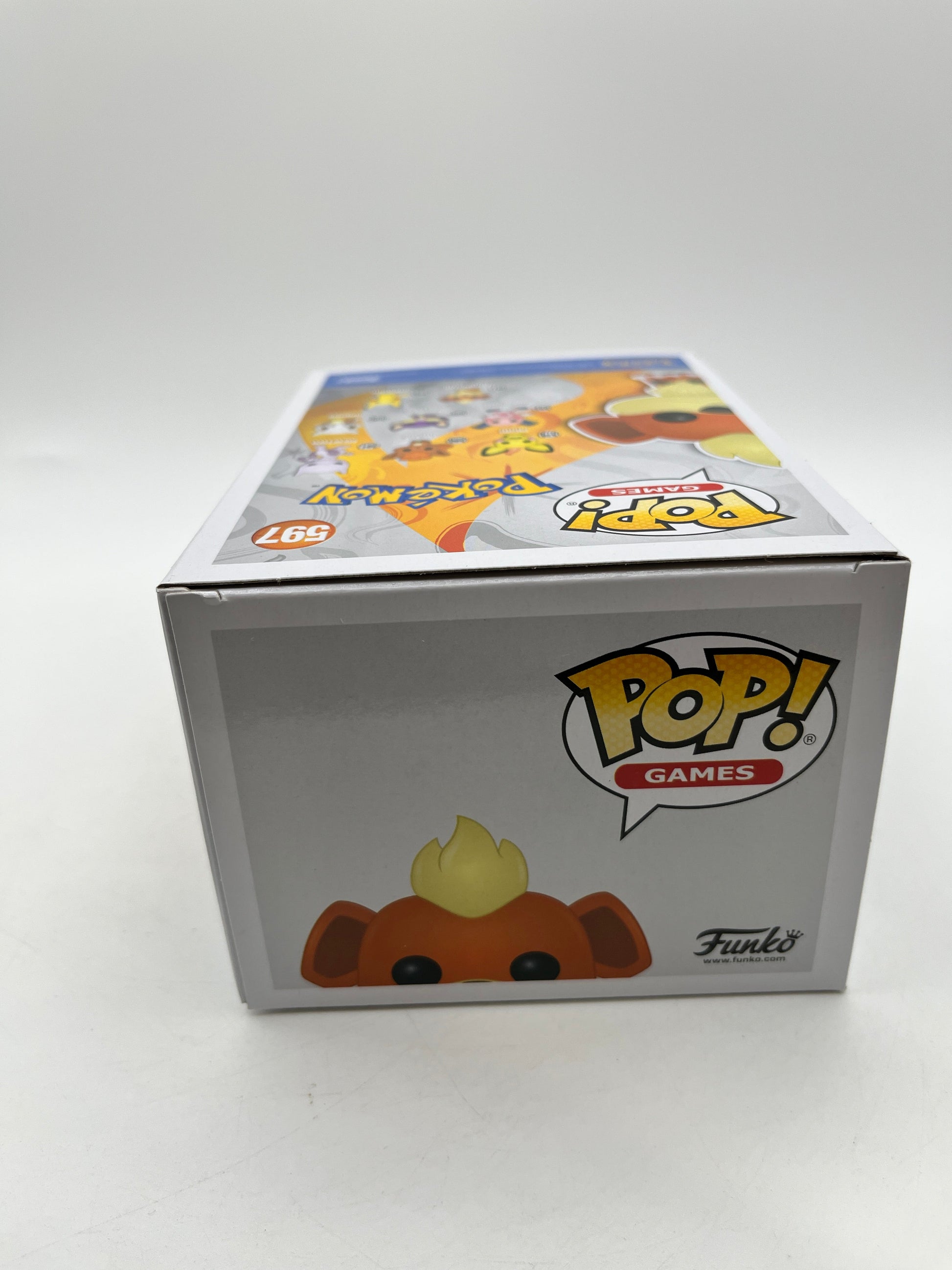 Funko POP! Games Pokémon - Growlithe #597 - Flocked Limited Edition FRENLY BRICKS - Open 7 Days