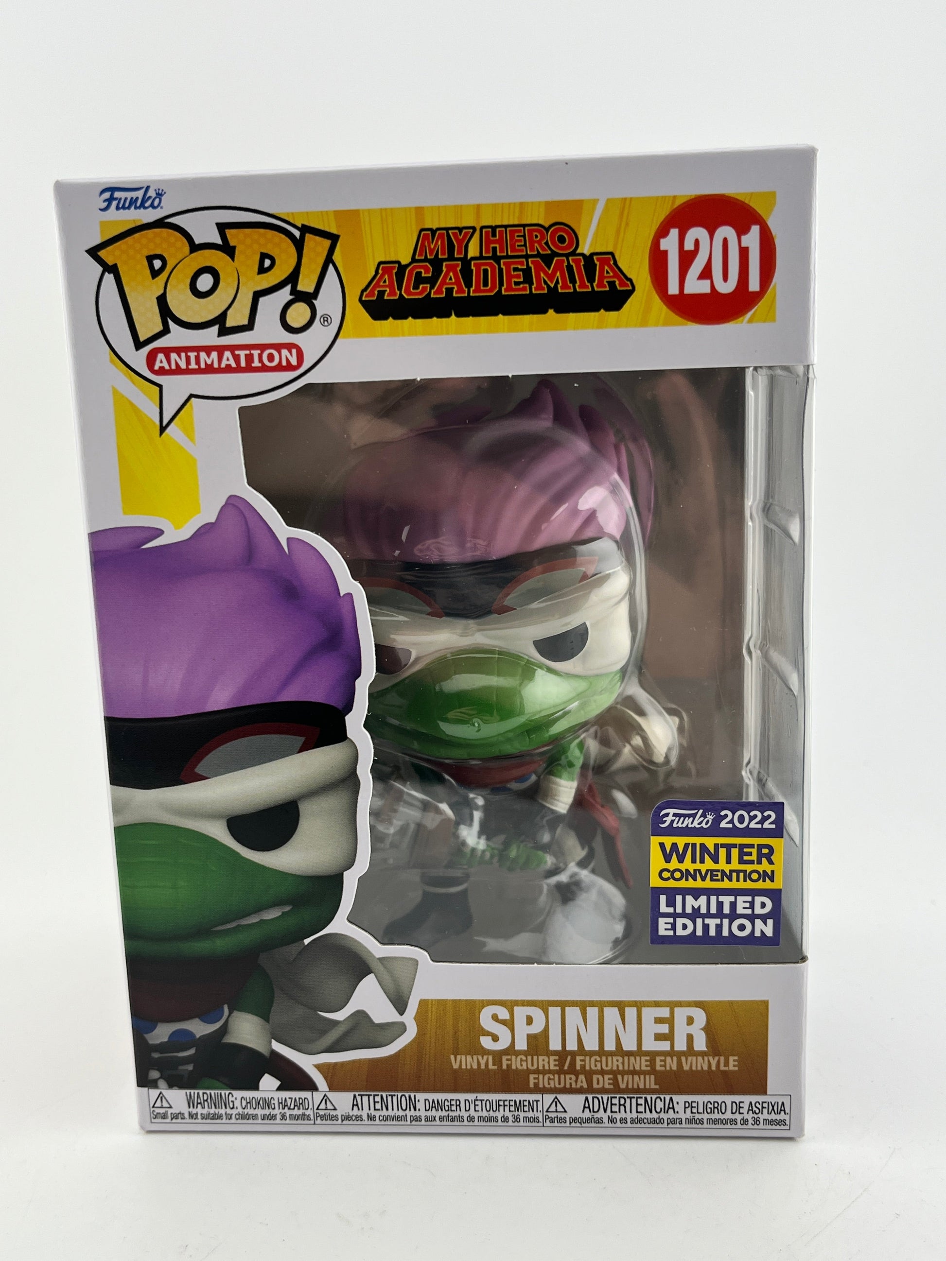 Funko POP! Animation My Hero Academia - Spinner #1201 - 2022 Winter Convention Limited Edition FRENLY BRICKS - Open 7 Days