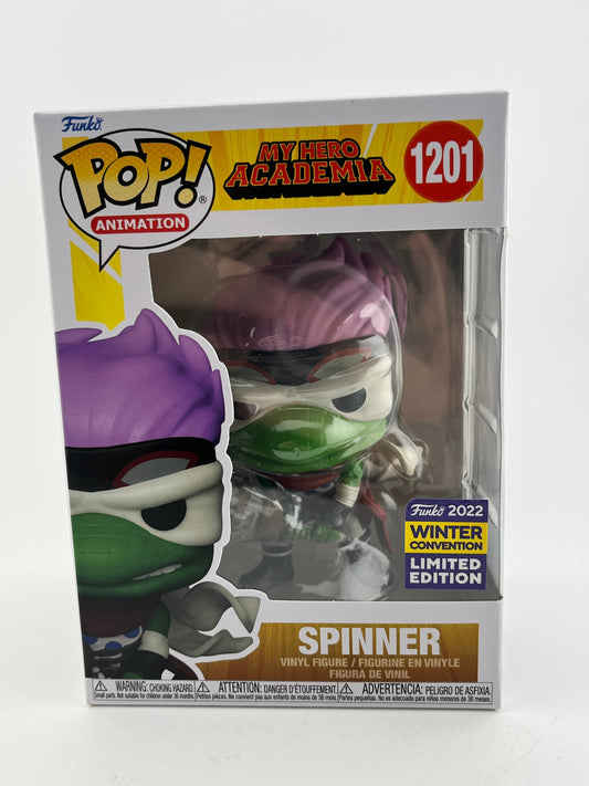 Funko POP! Animation My Hero Academia - Spinner #1201 - 2022 Winter Convention Limited Edition FRENLY BRICKS - Open 7 Days