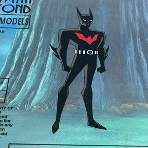 Batman (Terry McGinnis) Main Models Animation Prod. Cel - Batman Beyond - 1998 FRENLY BRICKS - Open 7 Days