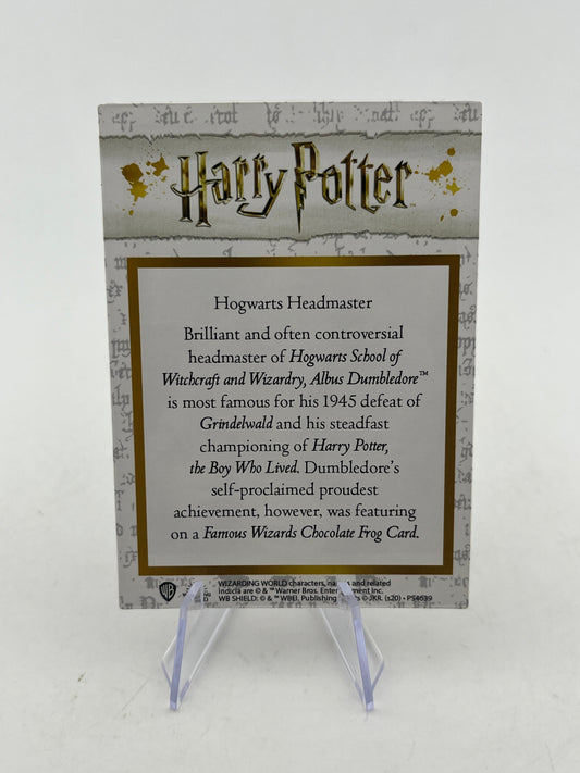 Albus Dumbledore Lenticular3D Wizard Collectible ChocolateFrog Card Harry Potter FRENLY BRICKS - Open 7 Days