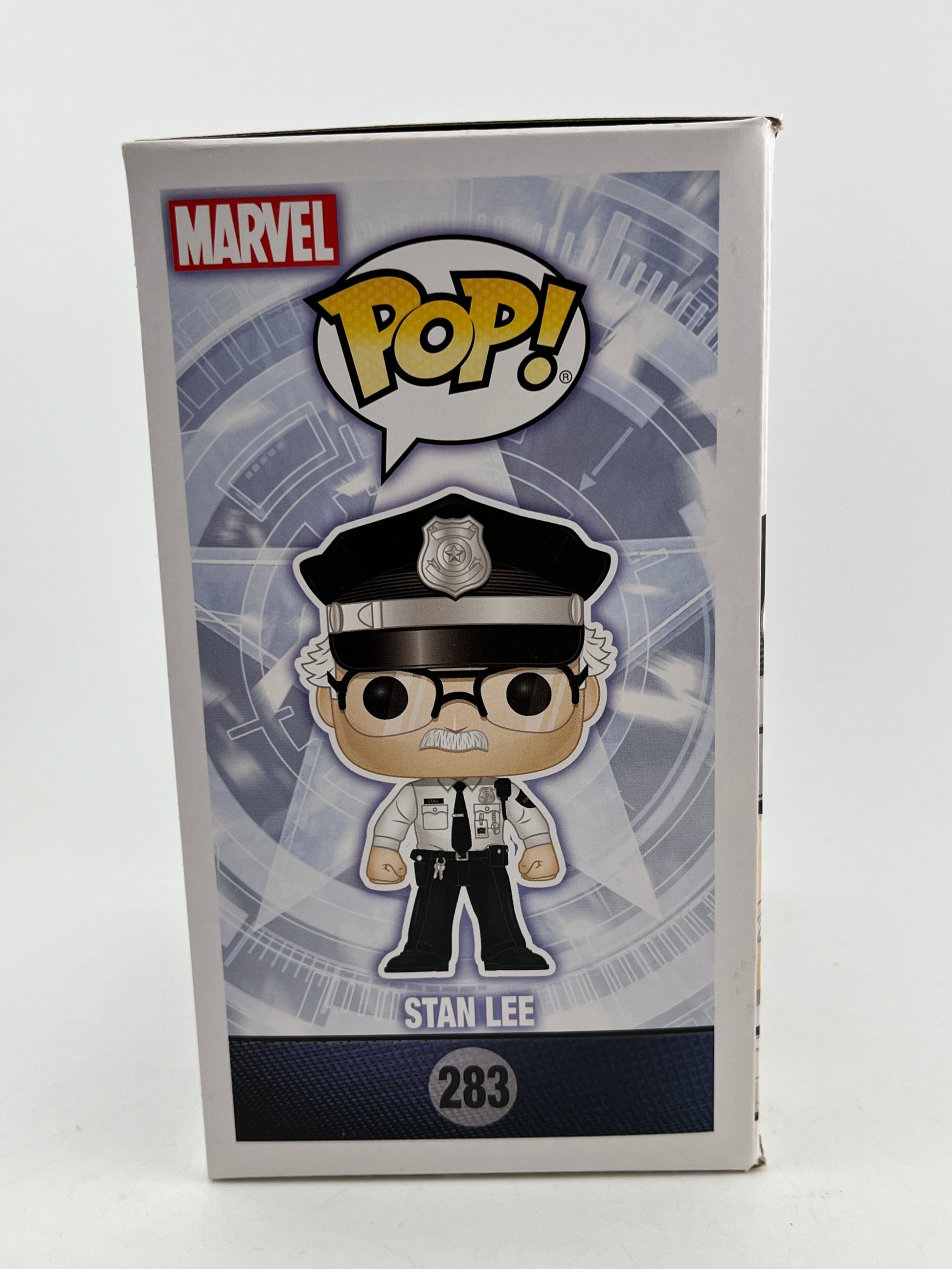 Funko POP! Marvel Captain America The Winter Solider - Stan Lee #283 FRENLY BRICKS - Open 7 Days