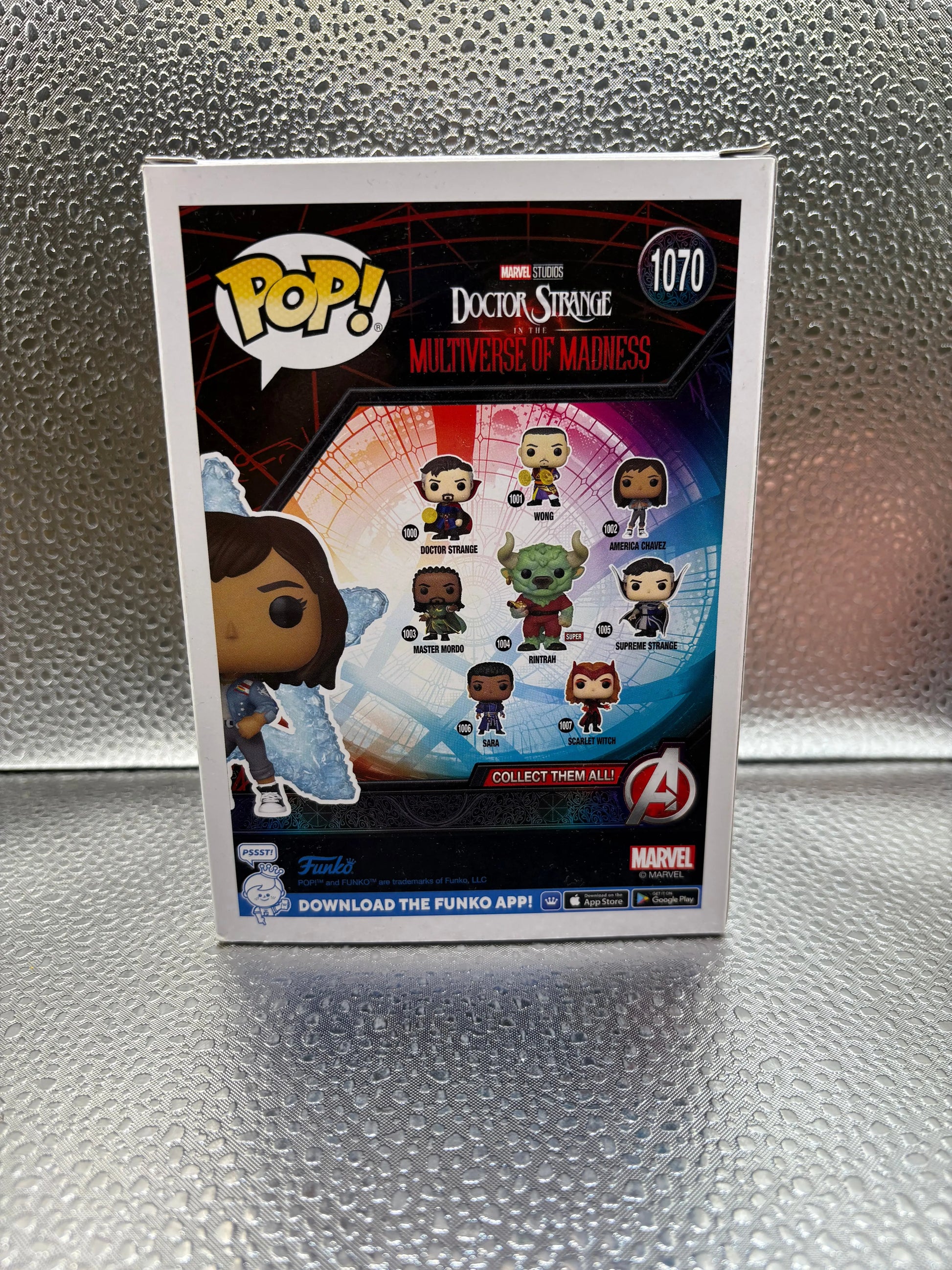 Pop Vinyl #1070 Doctor Strange America Chavez FRENLY BRICKS - Open 7 Days