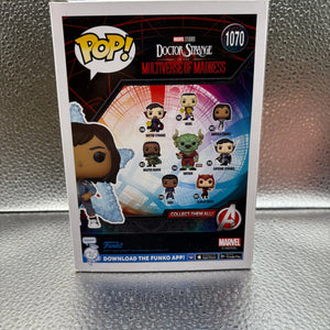 Pop Vinyl #1070 Doctor Strange America Chavez FRENLY BRICKS - Open 7 Days