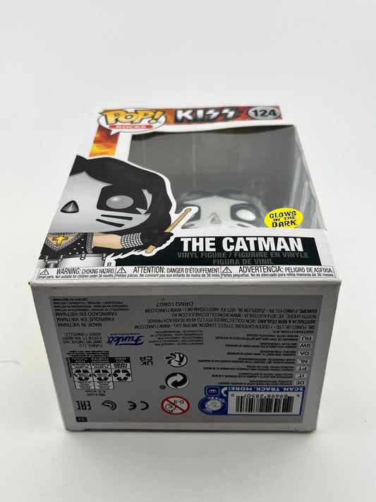 Funko POP! Rocks Kiss - The Catman #124 - Glow In The Dark - Vinyl Collectable FRENLY BRICKS - Open 7 Days
