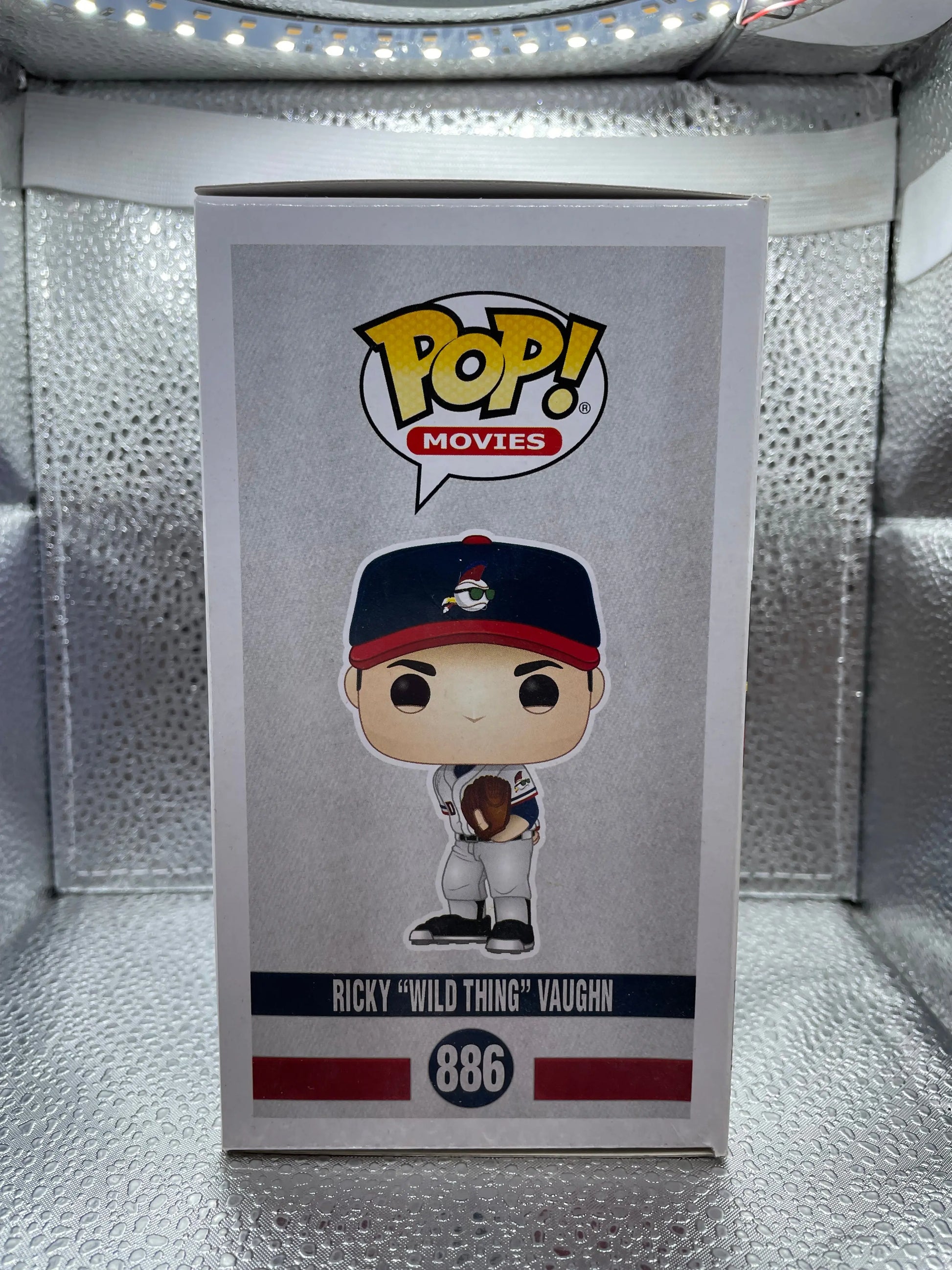 Funko Pop MOVIES #886 MAJOR LEAGUE Ricky "Wild Thing" Vaughn NEW FRENLY BRICKS - Open 7 Days