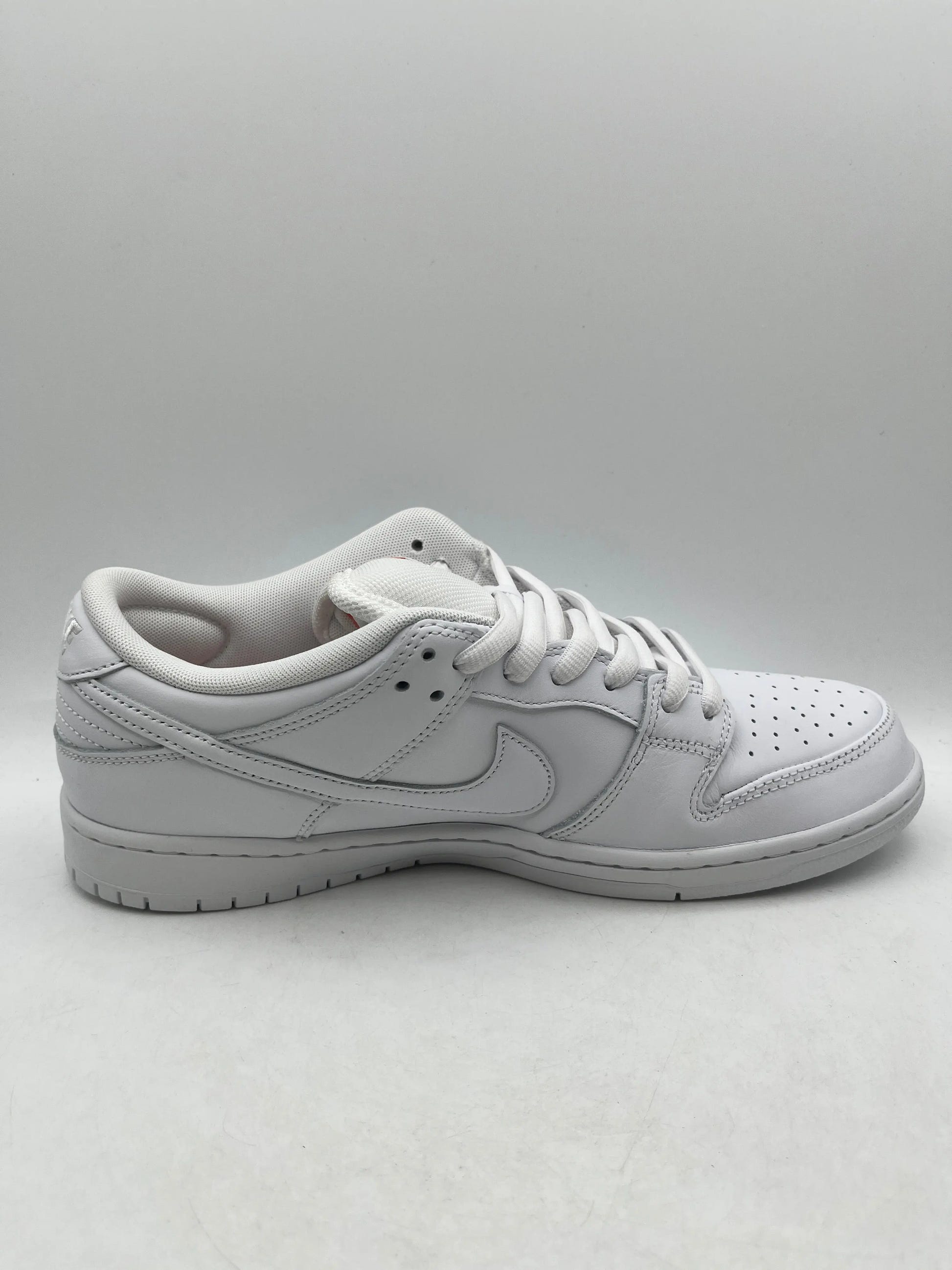 FJ1674-100 Nike SB Dunk Low Pro ISO Triple White (Men's) Size UK 10 FRENLY BRICKS - Open 7 Days image 6