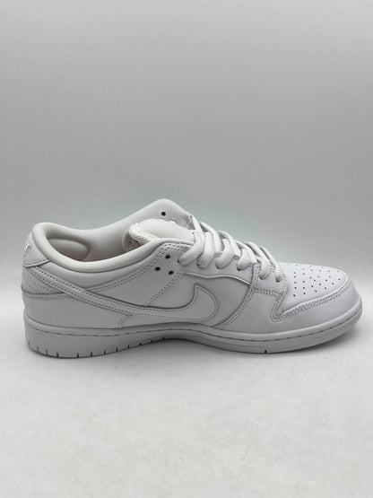 FJ1674-100 Nike SB Dunk Low Pro ISO Triple White (Men's) Size UK 10 FRENLY BRICKS - Open 7 Days