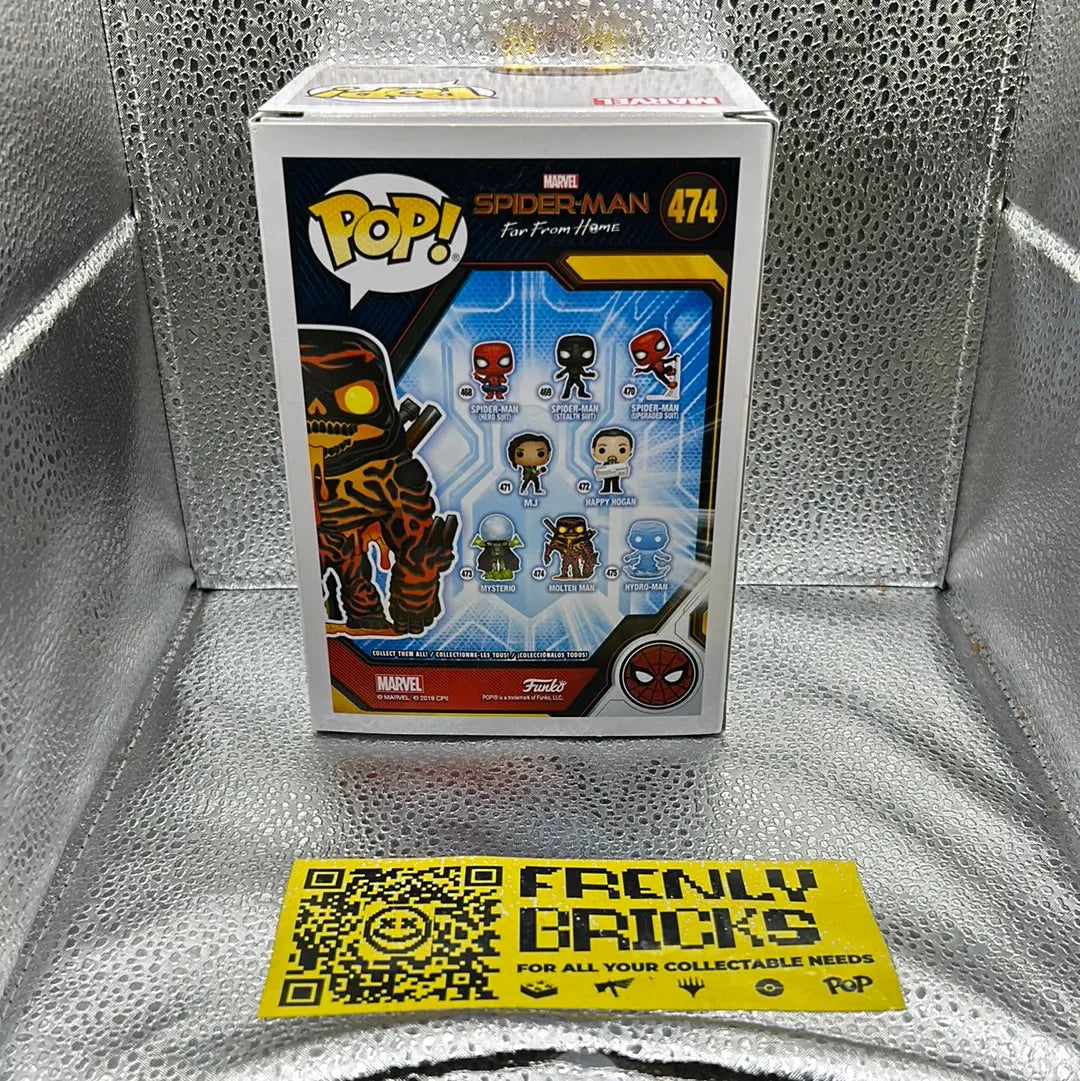 Pop Vinyl Marvel 474 Molten Man FRENLY BRICKS - Open 7 Days