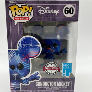 Funko POP! Disney Art Series Limited Edition Conductor Mickey #60 FRENLY BRICKS - Open 7 Days