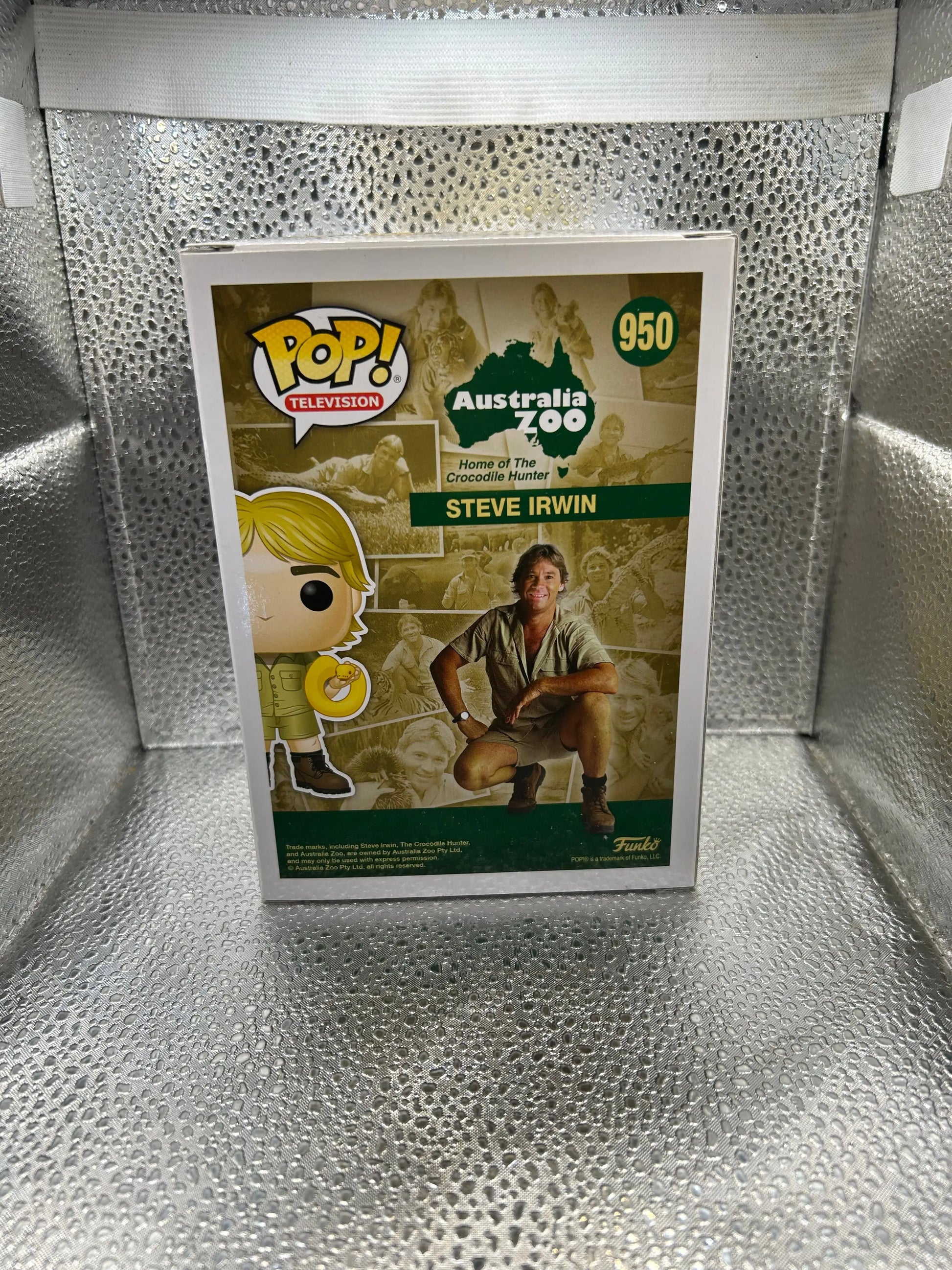 Funko POP Television - Australia Zoo - Steve Irwin #950 FRENLY BRICKS - Open 7 Days