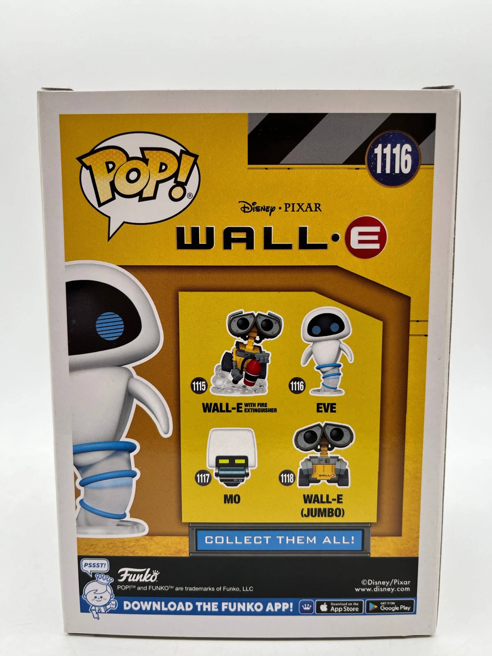 Funko POP! Disney Pixar - Wall•E Eve #1116 - Vinyl Collectable FRENLY BRICKS - Open 7 Days