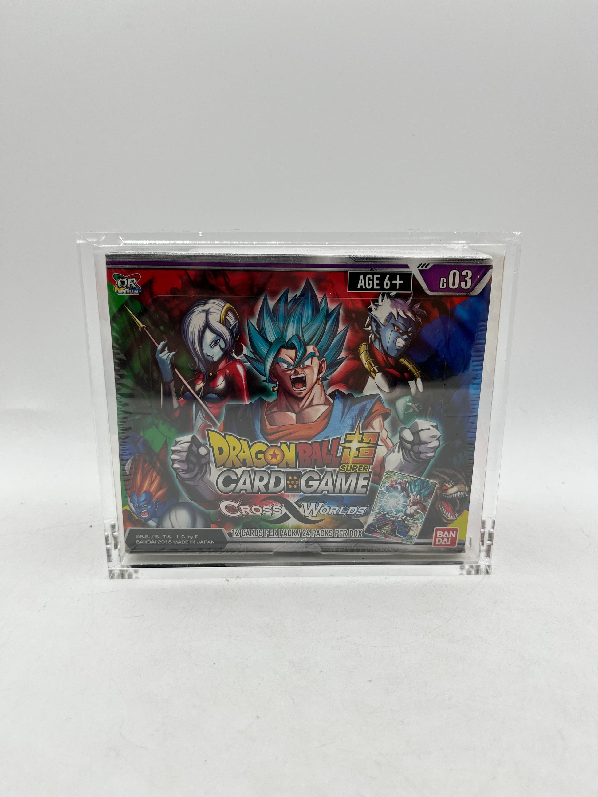 Dragon Ball Super CCG Cross Worlds B03 - Booster Box - Factory Sealed DBS FRENLY BRICKS - Open 7 Days