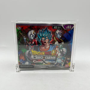 Dragon Ball Super CCG Cross Worlds B03 - Booster Box - Factory Sealed DBS FRENLY BRICKS - Open 7 Days