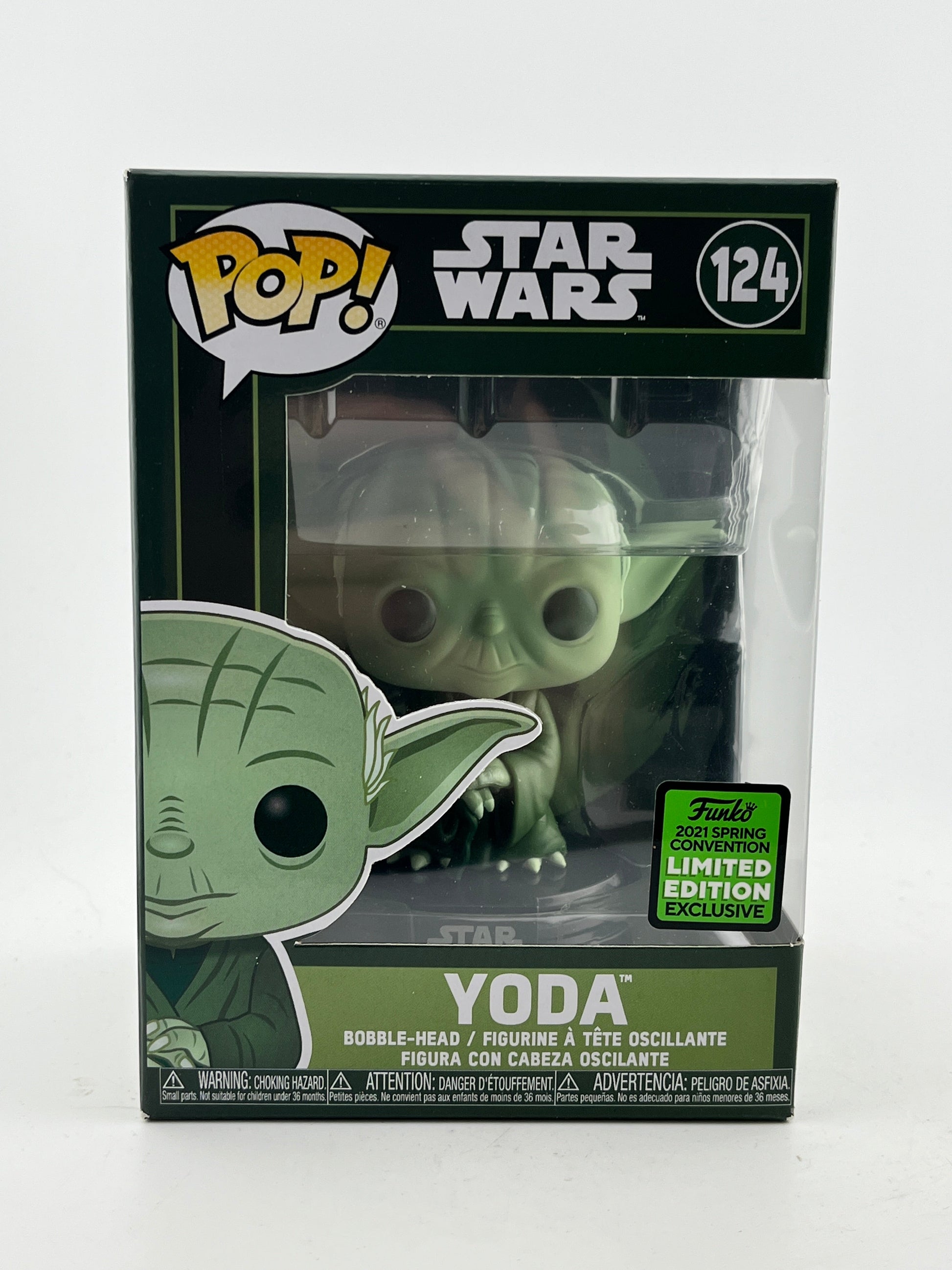 Funko POP! Star Wars - Yoda #124 - 2021 Limited Edition FRENLY BRICKS - Open 7 Days