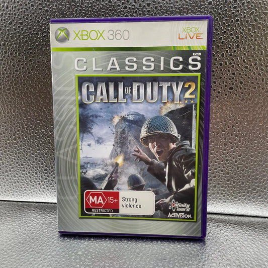 Call of Duty 2 Xbox 360 Used Game Tested PAL No Manual FRENLY BRICKS - Open 7 Days