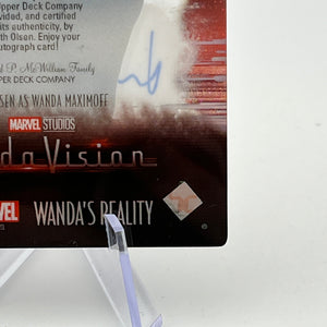 Upper Deck Marvel Wandavision - Elizabeth Olsen As Wanda Auto 17/25 Wanda's Reality FRENLY BRICKS - Open 7 Days