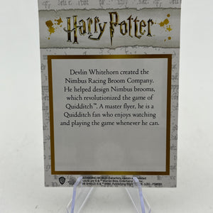 Devlin Whitehorn - Harry Potter Wizarding World Chocolate Frog Trading Card FRENLY BRICKS - Open 7 Days