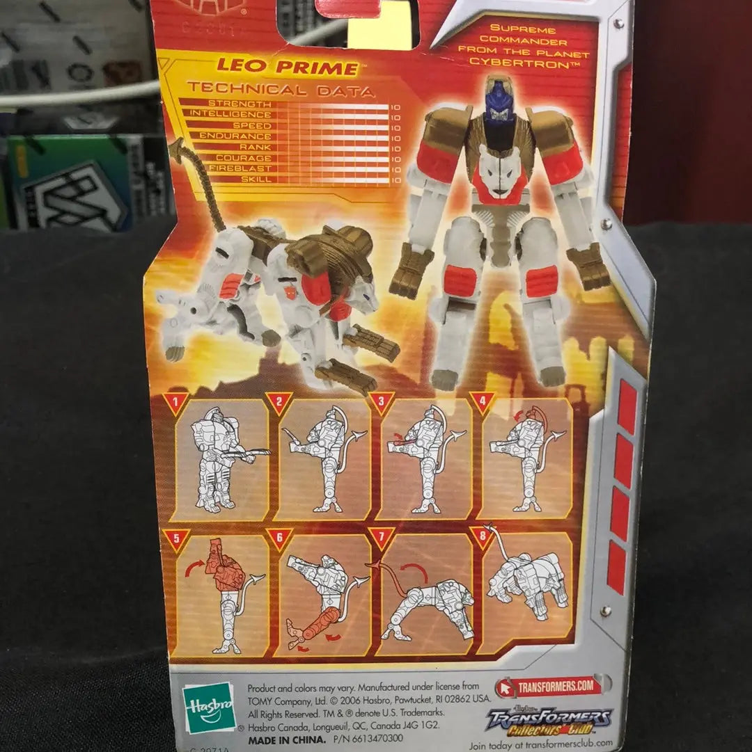 Transformers Robots In Disguise (2007) Hasbro Leo Prime Figure FRENLY BRICKS - Open 7 Days