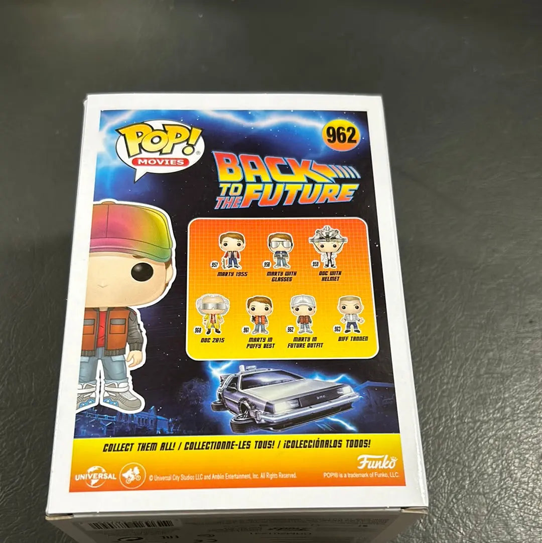 Funko Pop Movies #962 Back to the Future Marty in Future Outfit FRENLY BRICKS - Open 7 Days