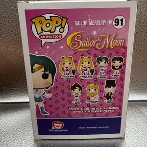Funko Pop Animation Sailor Moon Sailor Mercury #91 FRENLY BRICKS - Open 7 Days