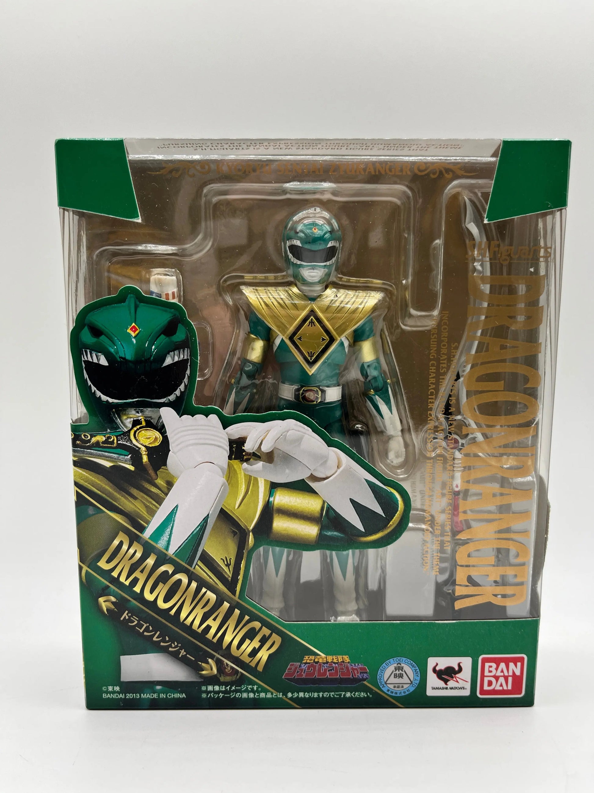 S.H. Figuarts Dragon Ranger Dinosaur Sentai Zyuranger Bandai - Sealed FRENLY BRICKS - Open 7 Days