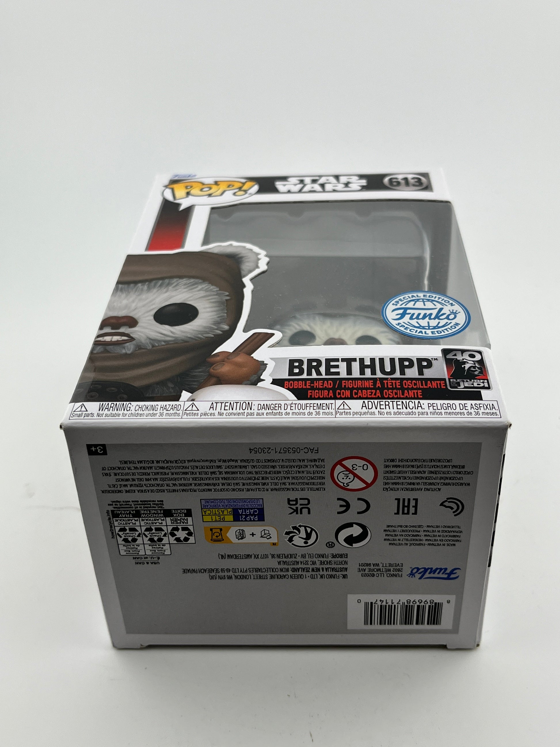 Funko POP! Star Wars - Brethupp #613 - Special Edition - 40th Anniversary FRENLY BRICKS - Open 7 Days