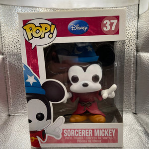 Mickey Sorcerer #37 Disney Funko Pop Vinyl 2013 (JJL 130913) RARE GRAIL FRENLY BRICKS - Open 7 Days