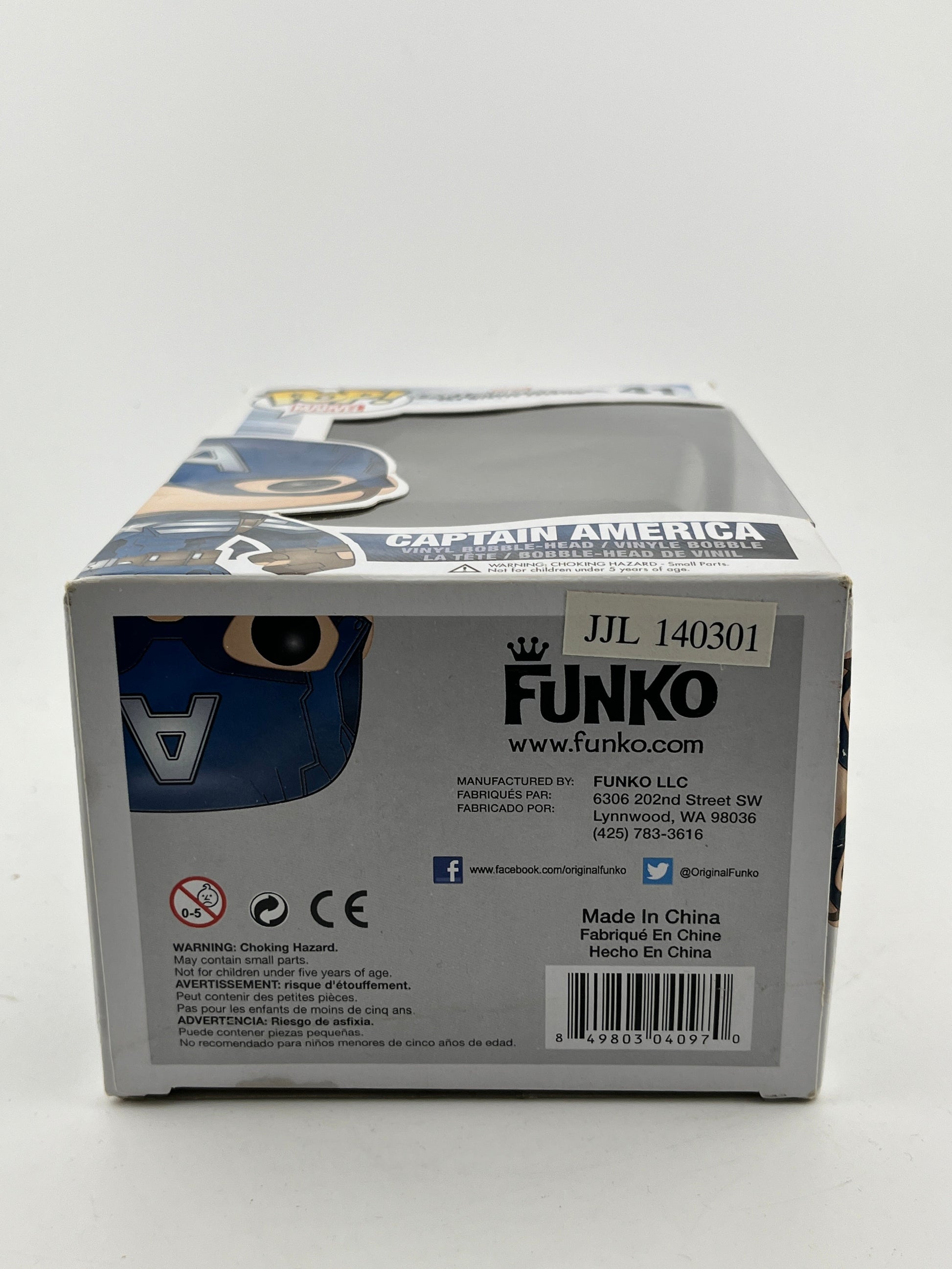 Funko POP! Marvel The Winter Solider - Captain America #41 - Vinyl Collectable FRENLY BRICKS - Open 7 Days