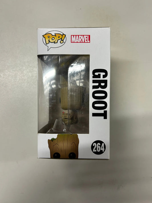 Pop Vinyl Marvel #264 Groot FRENLY BRICKS - Open 7 Days