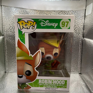 2014 Funko Disney ROBIN HOOD Pop! Vinyl Figure #97 (VAULTED/ Retired) FRENLY BRICKS - Open 7 Days