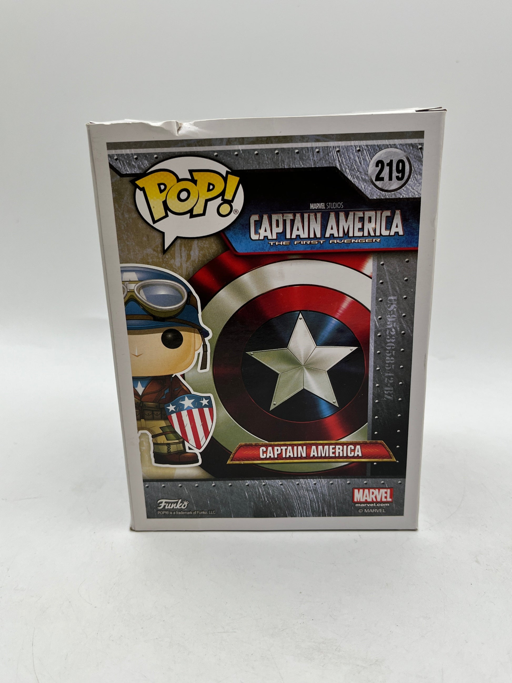 Funko POP! Marvel Captain America - First Avenger #219 - 2017 Convention Exclusive FRENLY BRICKS - Open 7 Days