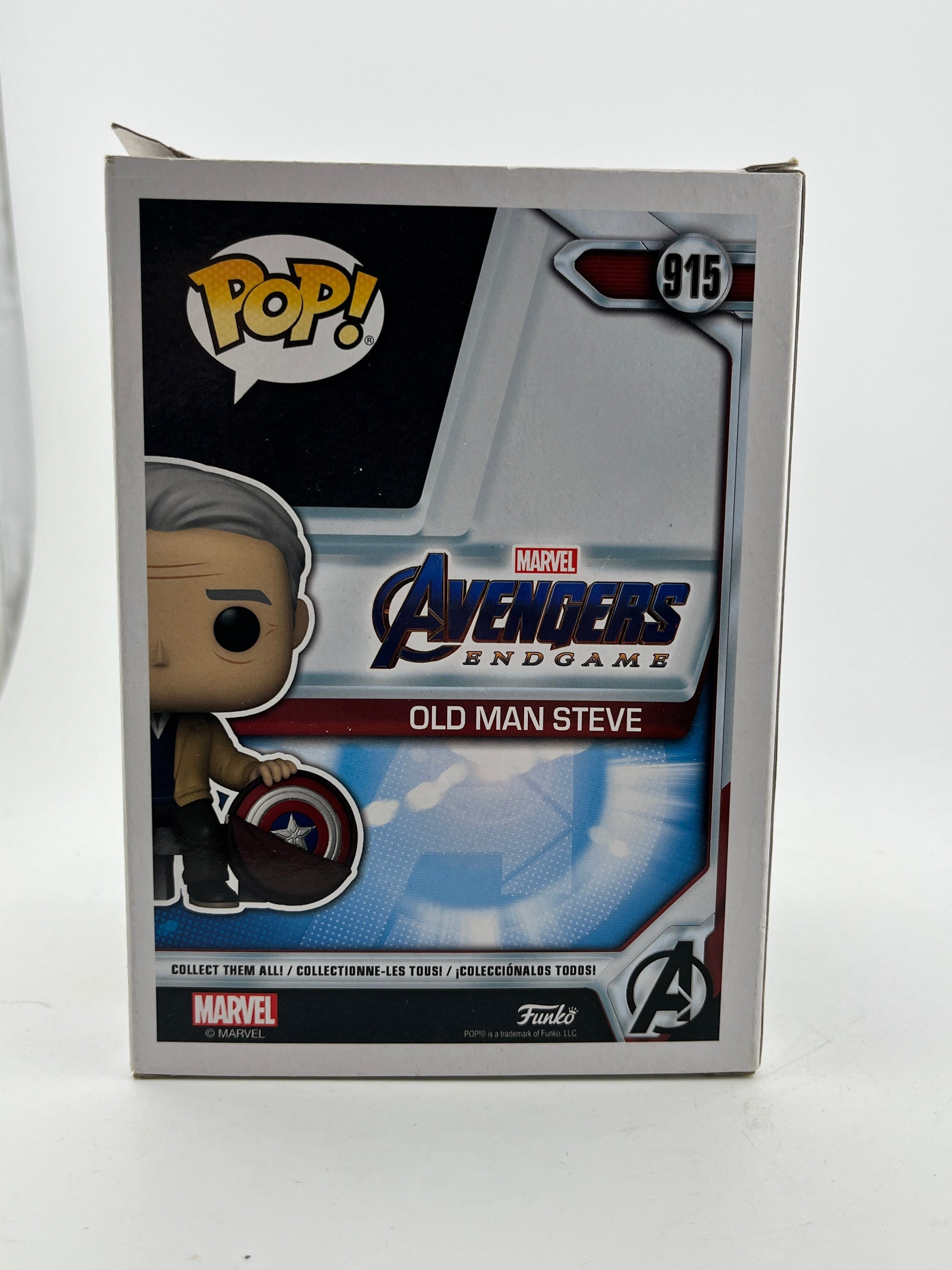 Funko POP! Marvel Avengers Endgame - Old Man Steve #915 - Special Edition FRENLY BRICKS - Open 7 Days