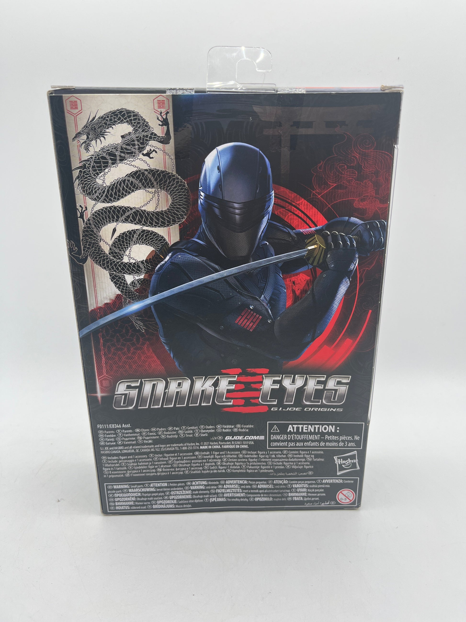 Hasbro G.I. Joe Classified Series Snake Eyes Scarlet 6" Figure +combinedshipping FRENLY BRICKS - Open 7 Days