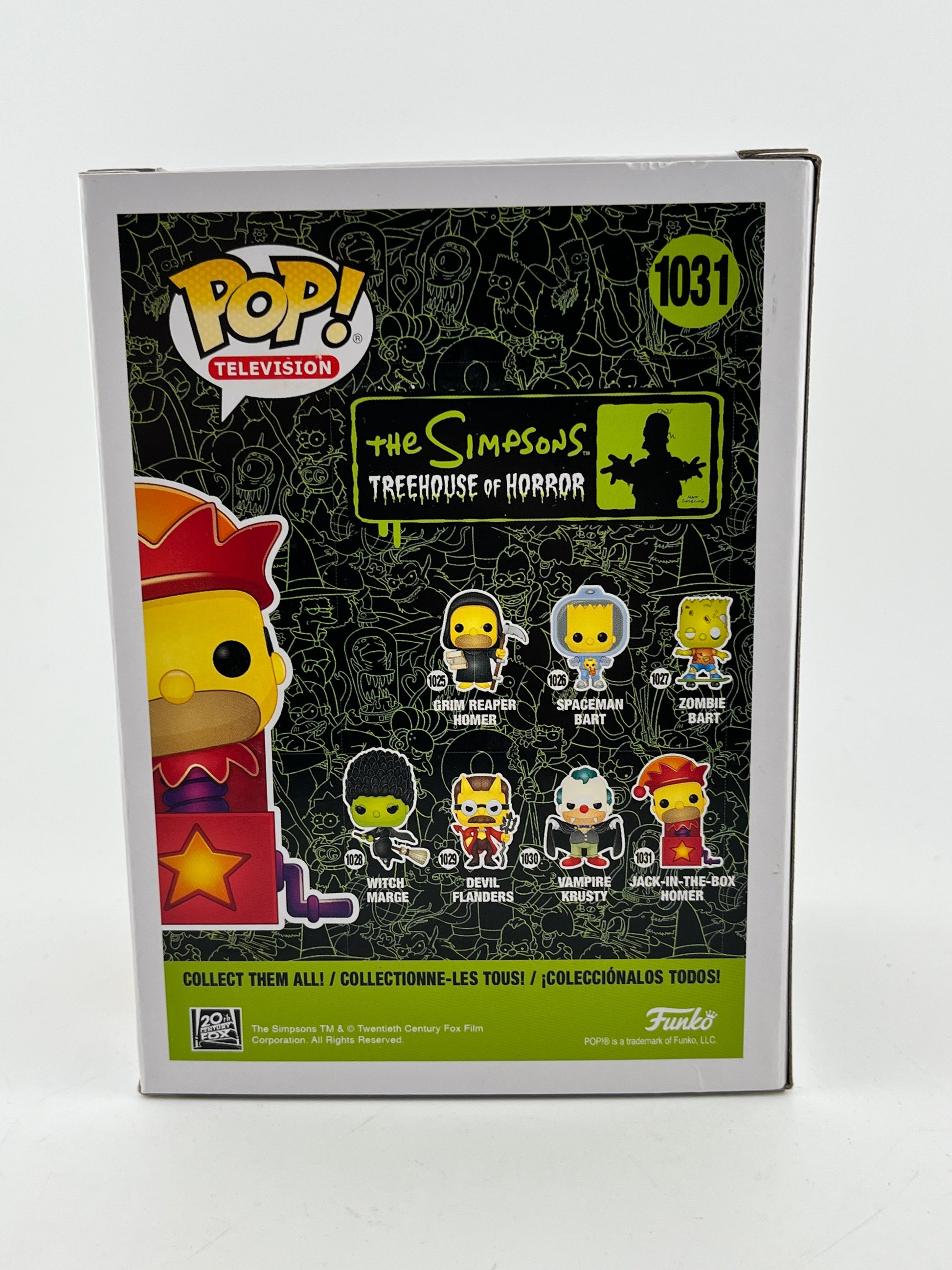Funko POP! Television The Simpsons Tree House Of Horror - Jack-In-The-Box Homer #1031 FRENLY BRICKS - Open 7 Days