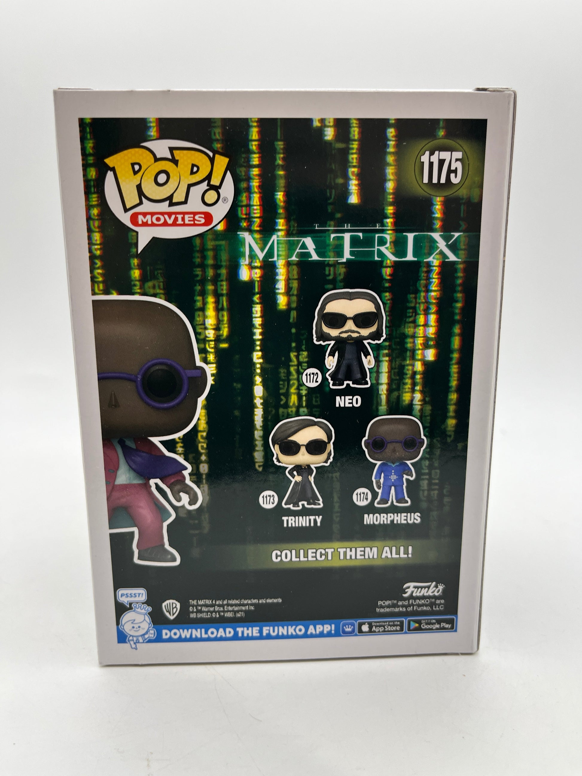 Funko POP! Movies Matrix Morpheus #1175 - Special Edition FRENLY BRICKS - Open 7 Days