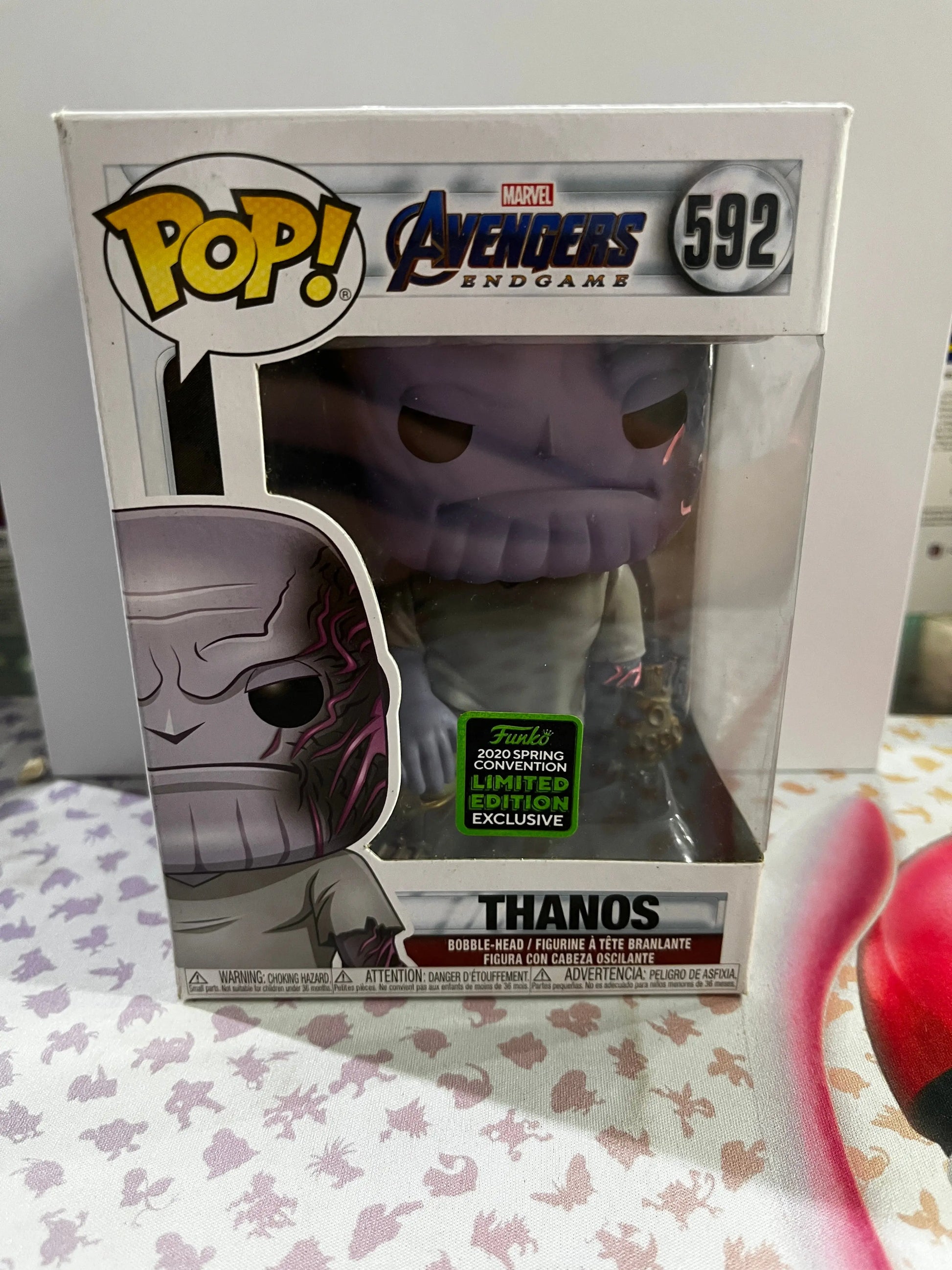 Funko Pop Vinyl Marvel Avengers Endgame Thanos Limited Edition #592 FRENLY BRICKS - Open 7 Days