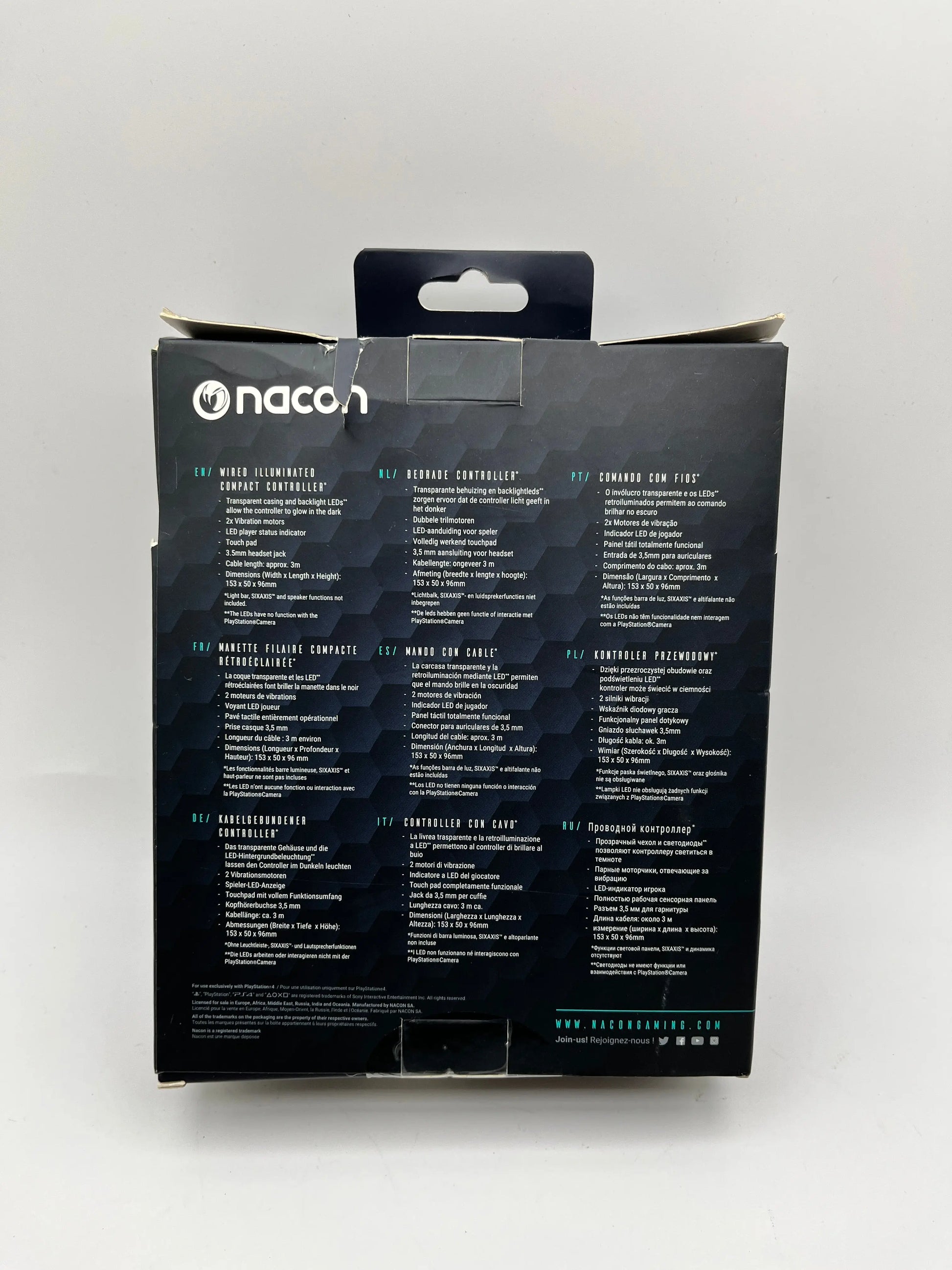 PS4 Nacon Illuminated Compact Controller - Sealed FRENLY BRICKS - Open 7 Days