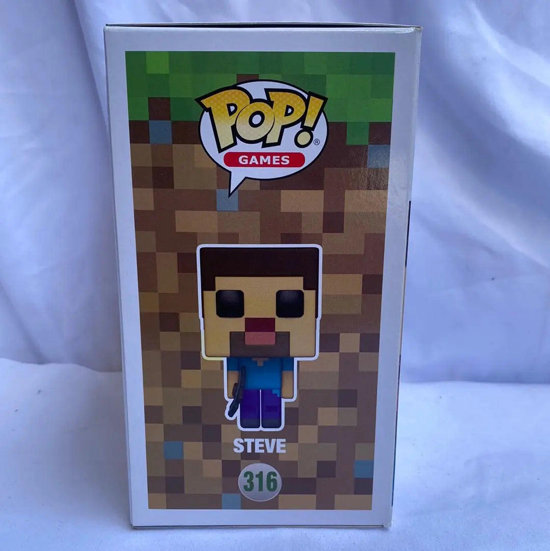 Funko POP! Minecraft - Steve #316 - FRENLY BRICKS - Open 7 Days