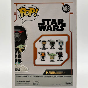 Funko POP! Star Wars Dark Trooper With Grogu #488 Special Edition FRENLY BRICKS - Open 7 Days