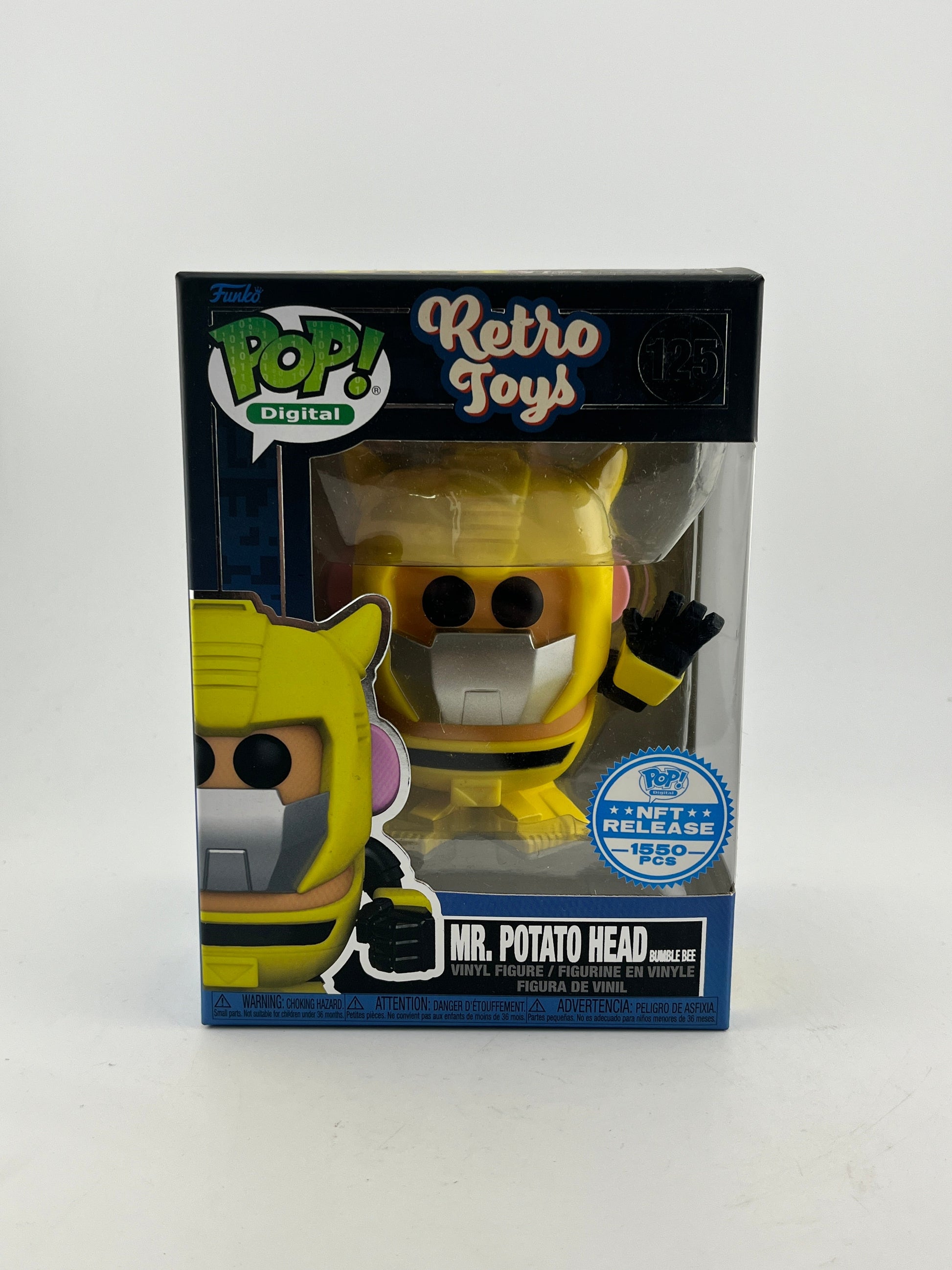 Funko Pop Digital  - Retro Toys Mr. Potato Head Bumble Bee #125 - Vinyl Collectable FRENLY BRICKS - Open 7 Days