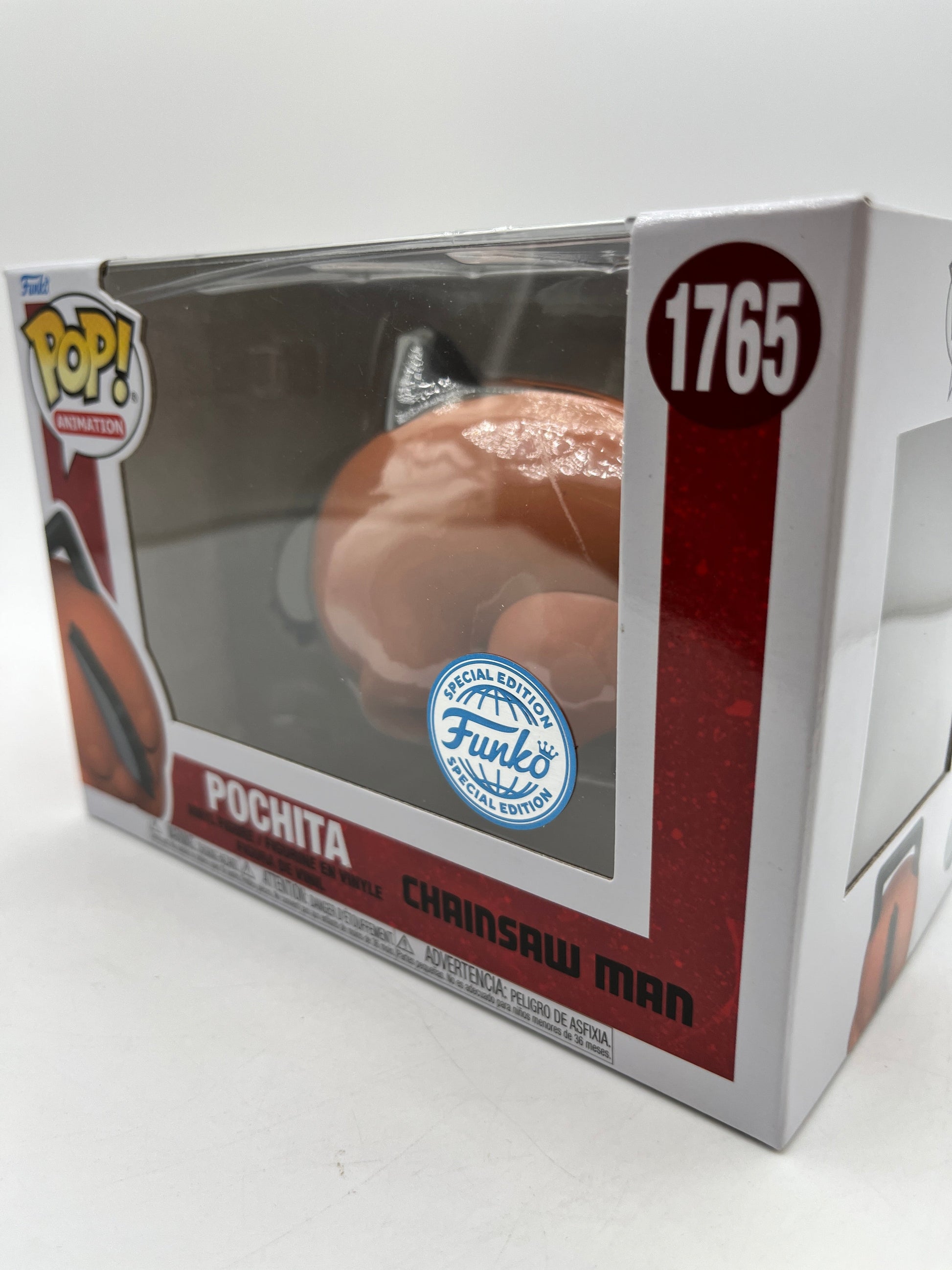 Funko POP! Animation Chainsaw Man - Pochita #1765 - Special Edition FRENLY BRICKS - Open 7 Days