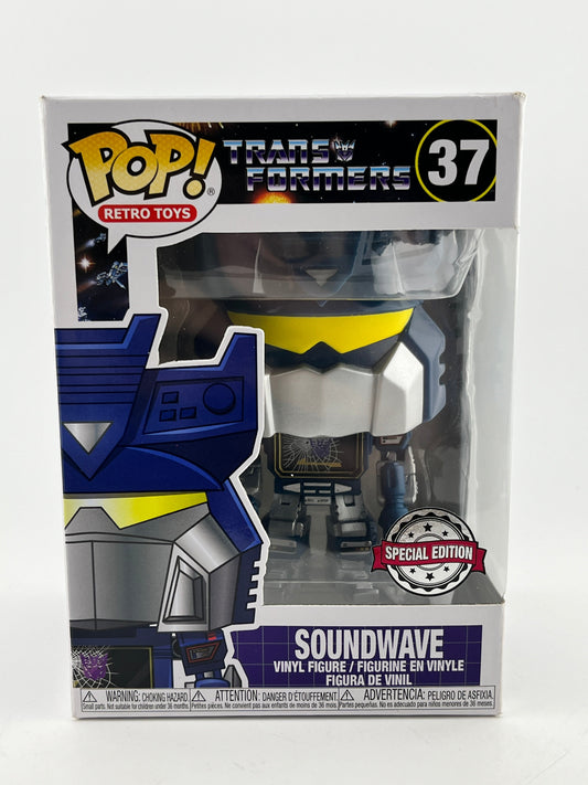Funko POP! Retro Toys Transformers - Soundwave #37 - Special Edition FRENLY BRICKS - Open 7 Days