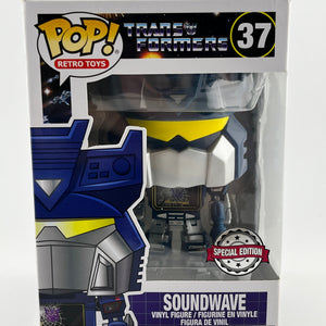 Funko POP! Retro Toys Transformers - Soundwave #37 - Special Edition FRENLY BRICKS - Open 7 Days